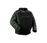 Bering Davis Camo King-Size, textile jacket waterproof Belly 3XL Black/Dark Green
