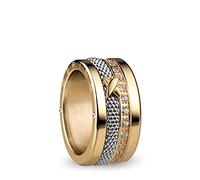 BERING Exchangeable Ring Combination for Women in Gold and Silver with the Distinctive Twist and Change System, Memel