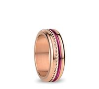BERING Exchangeable Ring Combination for Women in Rose Gold and Purple with the Distinctive Twist and Change System, Tigris