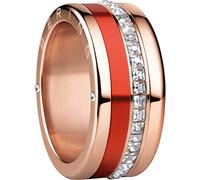 BERING Exchangeable Ring Combination for Women in Rose Gold and Red with the Distinctive Twist and Change System, Nile