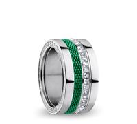BERING Exchangeable Ring Combination for Women in Silver and Purple with the Distinctive Twist and Change System, Yukon