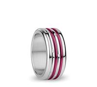 BERING Exchangeable Ring Combination for Women in Silver and Purple with the Distinctive Twist and Change System, Yukon