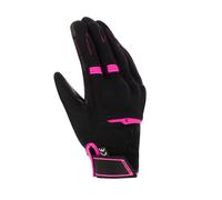 Bering Fletcher Evo Ladies Motorcycle Gloves, black/hotpink, size 2XL