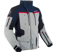 Bering Freeway, textile jacket waterproof 3XL Light Grey/Dark Blue/Red