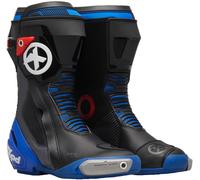 Bering Gang waterproof Motorcycle Textile Jacket, black-grey-red, size L for Men