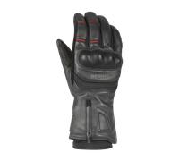 Bering Halifax waterproof Winter Motorcycle Gloves, black-red, size XL for Men
