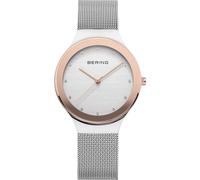 Bering Ladies Slim Ceramic Watch 12934-060 Mesh Bracelet Analog Quartz
