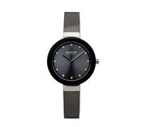 Bering , Women's Ceramic Watch 29 mm Milanese Bracelet 11429-389 ,Gray female, Sizes: ONE SIZE