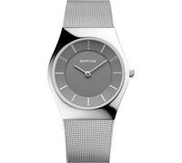 BERING Women Analog Quartz Classic Collection Watch with stainless steel Strap and Sapphire Crystal 11936-309