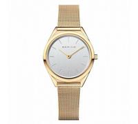 Bering Ladies' Gold Plated Classic Watch Silver