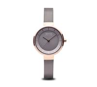 Bering Ladies Watch Wristwatch Solar - 14631-369 Stainless Steel Gold Excellent