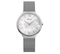 Bering Ladies Watch Wristwatch Ultra Slim Silver - 18434-000 Stainless Steel