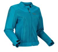 Bering Lady Alias Blue Jacket Summer Vented Mesh Motorcycle Motorbike Jacket