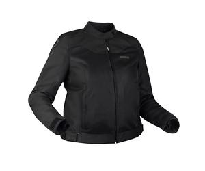 Bering Lady Alias Queen Size Black Mesh Summer Mesh Plus Sized Motorcycle Jacket