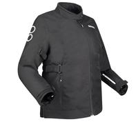 Bering Lady Pamela Queen Size Black White Waterproof Plus Size Motorcycle Jacket