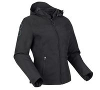 Bering Lady Warwick Black Waterproof Womens Motorcycle Motorbike Hooded Jacket
