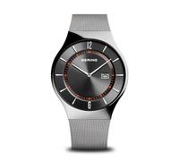 Bering Men Analog-Digital Quartz Watch with Stainless Steel Strap 51640-227-A, Blue