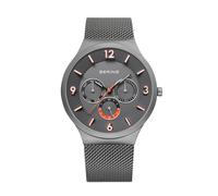 BERING Men Analog Quartz Ceramic Collection Watch with Stainless Steel Strap and Sapphire Crystal