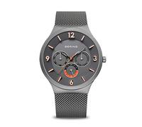BERING Men Analog Quartz Classic Collection Watch with stainless steel Strap and Sapphire Crystal 33441-377
