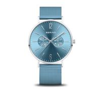 BERING Men's Quartz Analog Watch with Stainless Steel Strap mid-39940, Blue