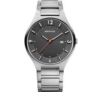 Bering Men's Analogue Quartz Watch Band with Titanium Elements Strap 14440-777-Q