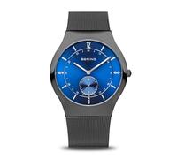 Bering Men's Quartz Watch, 40 mm Stainless-Steel Case and Dial, Milanese Strap, Sapphire Crystal, 3 ATM, 11940