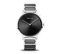 BERING Men's Round Black Dial Analogue Watch 18539-742 Black Modern Modern Black, Black, Modern