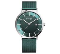 Bering Men'S Solar Quartz Bracelet Watch - 15439-808 Mesh Bracelet