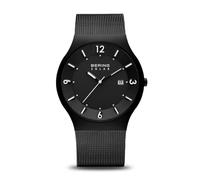 Bering Men's Solar Watch, 40 mm Stainless-Steel Case and Dial, Milanese Strap, Sapphire Crystal, 5 ATM, 14440