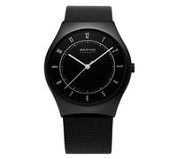 Bering Men's Wristwatch Slim Ceramic - 32039-446 Meshband