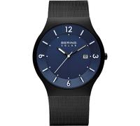 Bering Solar Watch Classic 14440-227 Mens Watch Black Blue 40 mm