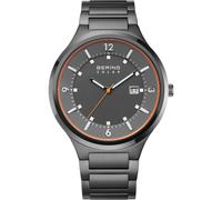 Bering Men's Wristwatch Stainless Steel Grey 14442-777 Solar