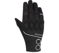 Bering Nassau Motorcycle Gloves, black/white, size L