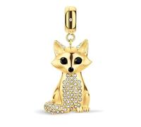 BERING PolarFox Polar Fox Pendant Stainless Steel with Zirconia