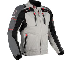 Bering Portland Motorcycle Textile Jacket, black-grey, size M for Men