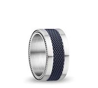 BERING Reno Men's Ring Shiny Silver, 13, Gemstone