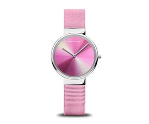 Bering Round Pink Classic Bracelet Watch 19031-999