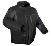 Bering Siberia King Size Moto Motorcycle Motorbike Textile Jacket Black / Grey