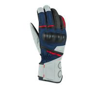 Bering Siberia waterproof Motorcycle Gloves, grey-blue, size 3XL for Men