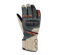 Bering Siberia waterproof Ladies Motorcycle Gloves, grey-beige, size XL for Women