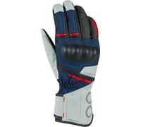 Bering Siberia waterproof Motorcycle Gloves, grey-blue, size M for Men