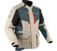 Bering Siberia waterproof Motorcycle Textile Jacket, beige, size M