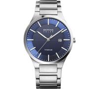 Bering Solar 15239-777 - Man - 39 mm - Analogue - Quartz - Sapphire Glass Blue 21 mm
