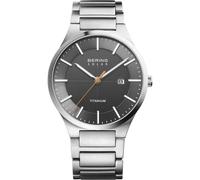 Bering Solar 15239-779 - Man - 39 mm - Analogue - Quartz - Sapphire Glass Black 21 mm