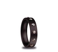 BERING Time 555-97-82 Artic Symphony Collection Inside Ring Stainless Steel Ceramic Plated/Polished Brown Matches Outside Ring UK Size P