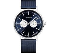 Bering Time Men's 14240-300 Classic 40mm Quartz Watch in Blue Bering Time Blue One Size