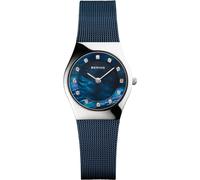 Bering 11927-307 Quartz 5 Atm 27 Mm Woman Watch Blue Woman