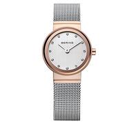BERING Time Women's Classic Collection Watch with Mesh Band and scratch resistant sapphire crystal. Designed in Denmark. 10126-066 by Bering