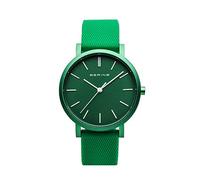 BERING Unisex Analog Quartz True Aurora Collection Watch with Silicone Strap and Sapphire Crystal 16934-899