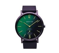 BERING Unisex Analog Quartz True Aurora Collection Watch with Silicone Strap and Sapphire Crystal 16940-999